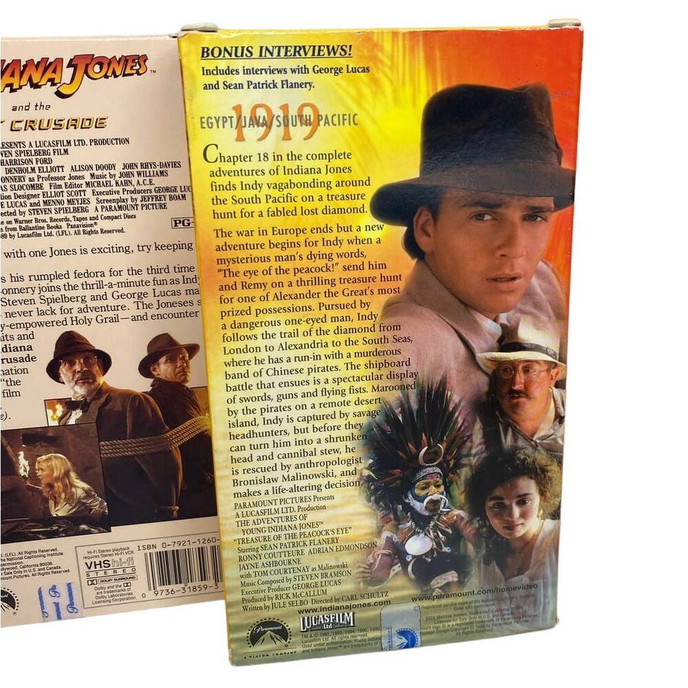 Indiana Jones VHS Bundle Box Set - Picture 11 of 15